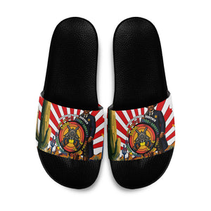 Bass Reeves Slide Sandals Vintage African American Black Cowboy Western History