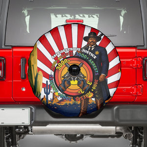 Bass Reeves Spare Tire Cover Vintage African American Black Cowboy Western History
