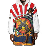 Bass Reeves Wearable Blanket Hoodie Vintage African American Black Cowboy Western History