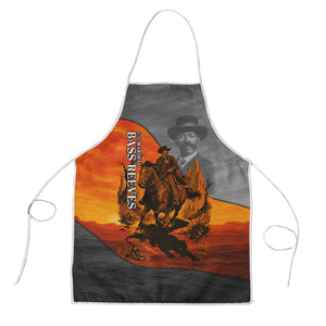 Bass Reeves Apron Vintage Black Cowboy Old West Lawman