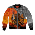 Bass Reeves Bomber Jacket Vintage Black Cowboy Old West Lawman