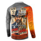 Bass Reeves Button Sweatshirt Vintage Black Cowboy Old West Lawman