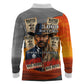 Bass Reeves Long Sleeve Polo Shirt Vintage Black Cowboy Old West Lawman