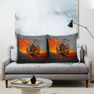 Bass Reeves Pillow Cover Vintage Black Cowboy Old West Lawman