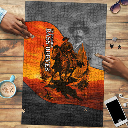 Bass Reeves Puzzle Vintage Black Cowboy Old West Lawman