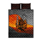 Bass Reeves Quilt Bed Set Vintage Black Cowboy Old West Lawman