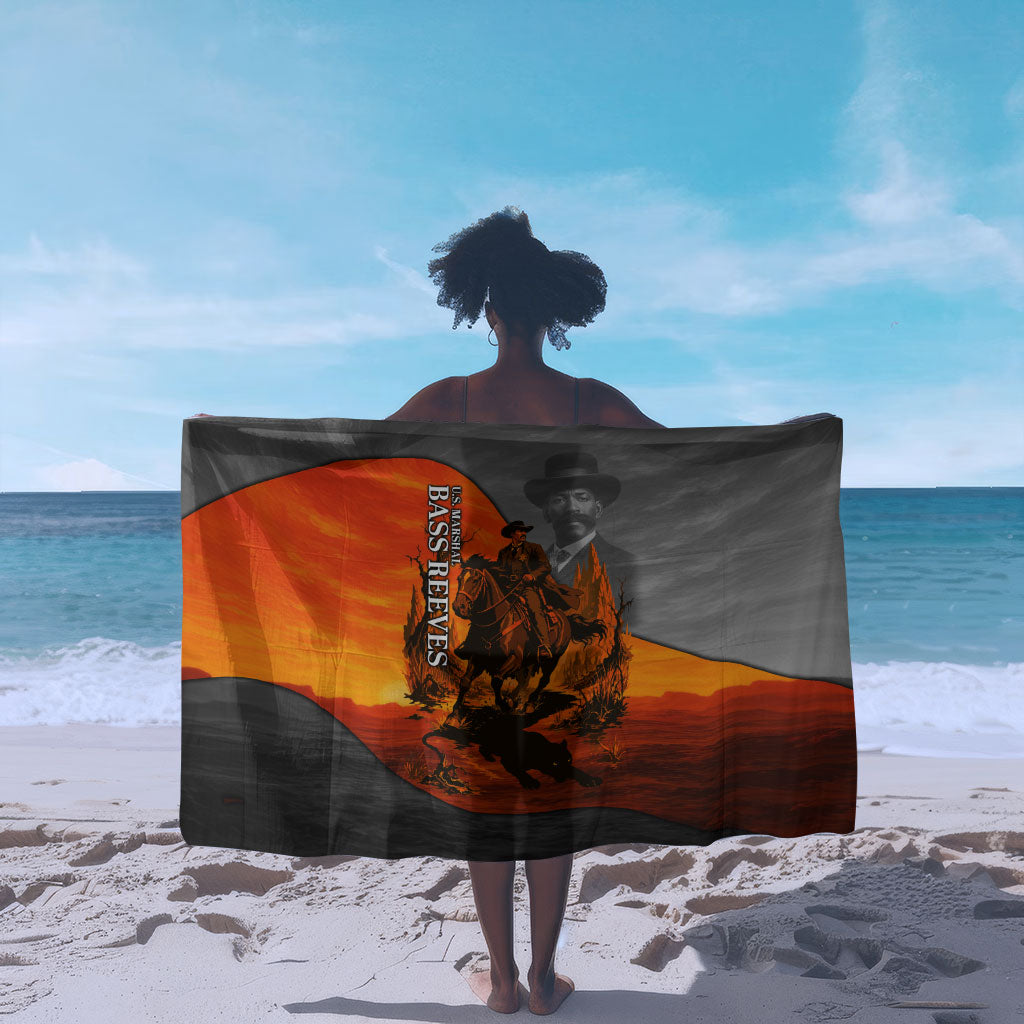 Bass Reeves Sarong Vintage Black Cowboy Old West Lawman