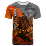 Bass Reeves T shirt Vintage Black Cowboy Old West Lawman