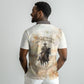 Bass Reeves Spirit Frontier Legend Polo Shirt African American Marshal Horse Riding Western Watercolor