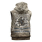 Bass Reeves Legend Black Cowboy Sleeveless Zip Hoodie Western Legend Vintage - Legend Of The Frontier