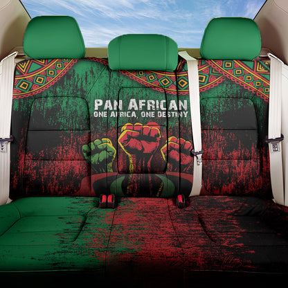 Pan African One Africa One Destiny Raised Fists Map Back Car Seat Cover African Vintage Grunge Heritage Unity