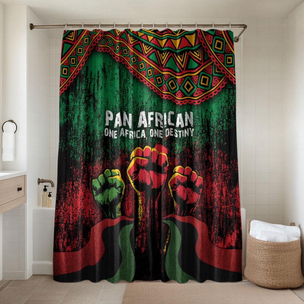 Pan African One Africa One Destiny Raised Fists Map Bathroom Set African Vintage Grunge Heritage Unity