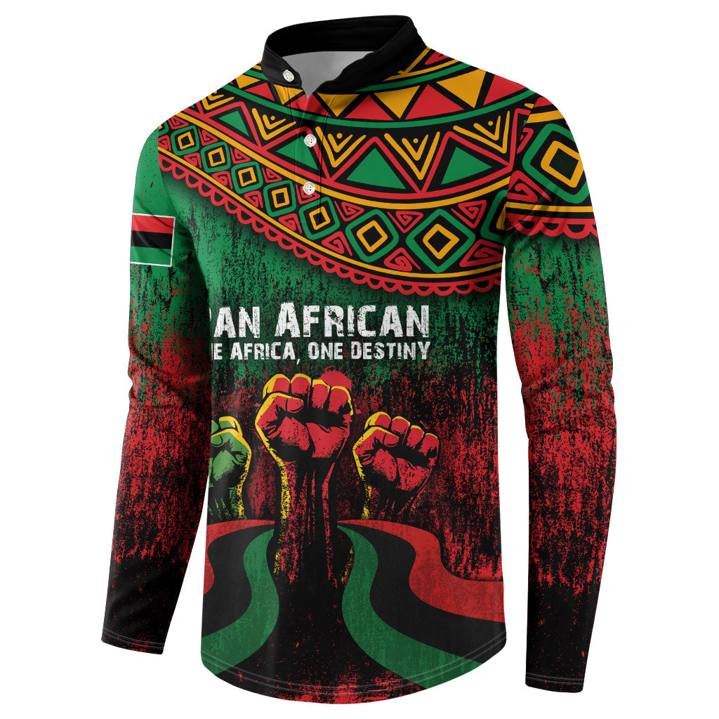 Pan African One Africa One Destiny Raised Fists Map Button Sweatshirt African Vintage Grunge Heritage Unity