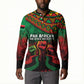 Pan African One Africa One Destiny Raised Fists Map Button Sweatshirt African Vintage Grunge Heritage Unity