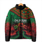 Pan African One Africa One Destiny Raised Fists Map Padded Jacket African Vintage Grunge Heritage Unity