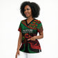 Pan African One Africa One Destiny Raised Fists Map Scrub Top African Vintage Grunge Heritage Unity