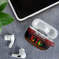 Unapologetically African Pan African Profile AirPods Case Black Liberation Tribal Geometric Africa Map Raised Fist