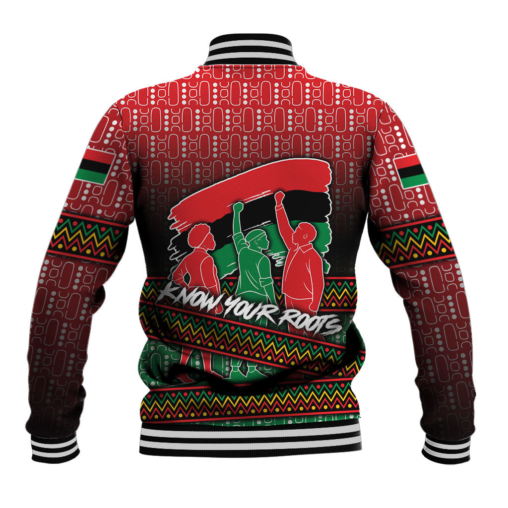 Unapologetically African Pan African Profile Baseball Jacket Black Liberation Tribal Geometric Africa Map Raised Fist