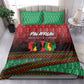 Unapologetically African Pan African Profile Bedding Set Black Liberation Tribal Geometric Africa Map Raised Fist