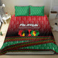 Unapologetically African Pan African Profile Bedding Set Black Liberation Tribal Geometric Africa Map Raised Fist