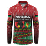 Unapologetically African Pan African Profile Button Sweatshirt Black Liberation Tribal Geometric Africa Map Raised Fist
