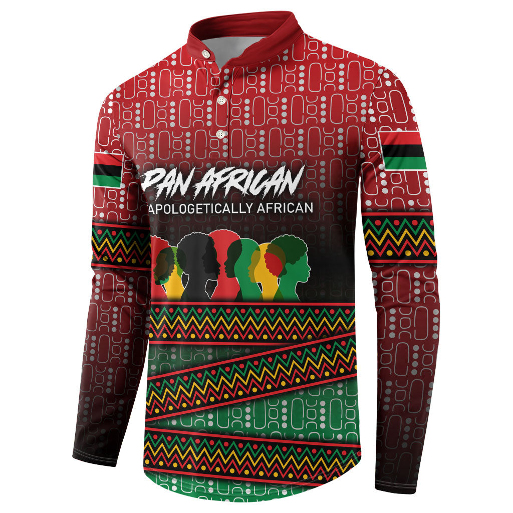 Unapologetically African Pan African Profile Button Sweatshirt Black Liberation Tribal Geometric Africa Map Raised Fist