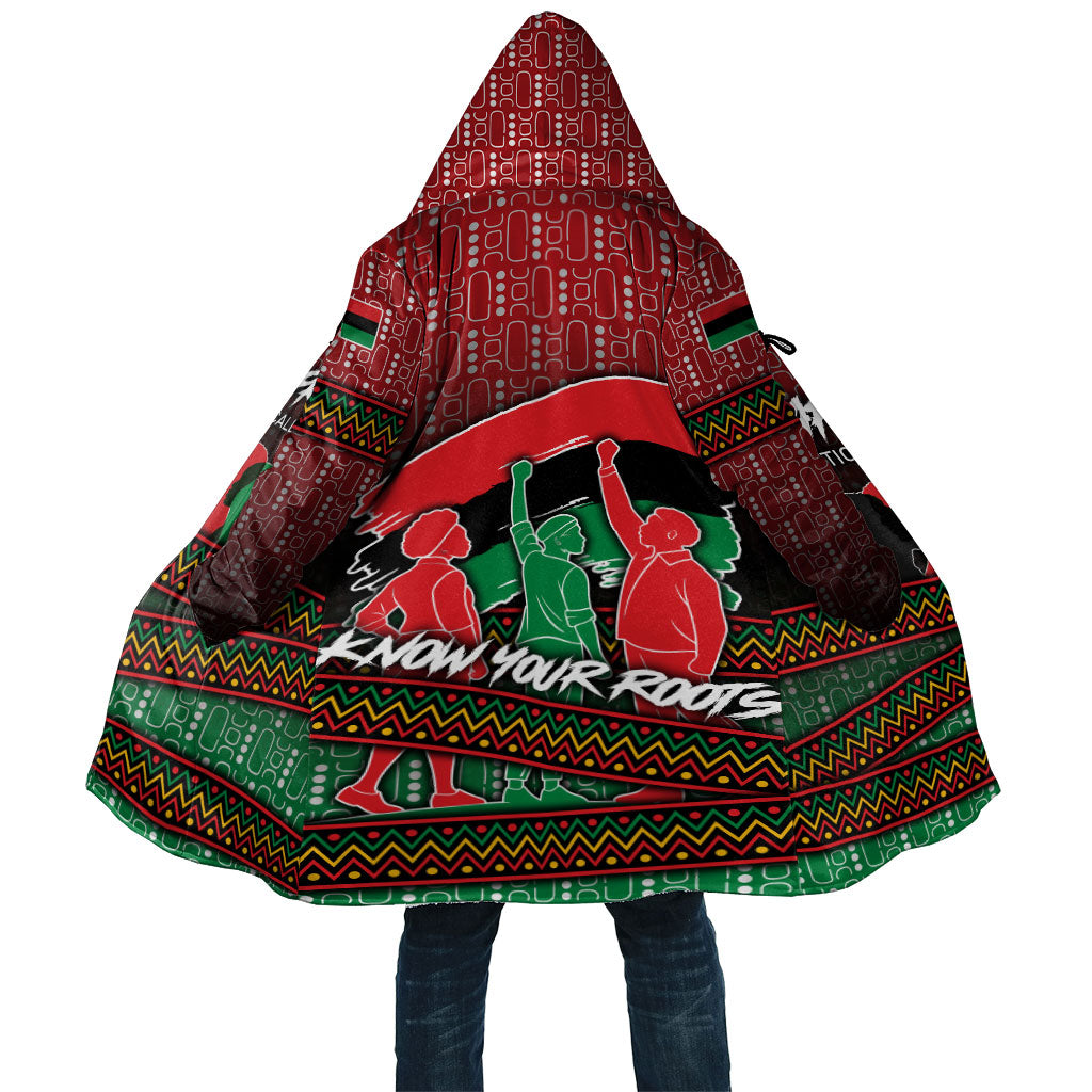 Unapologetically African Pan African Profile Cloak Black Liberation Tribal Geometric Africa Map Raised Fist