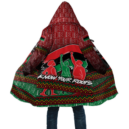 Unapologetically African Pan African Profile Cloak Black Liberation Tribal Geometric Africa Map Raised Fist