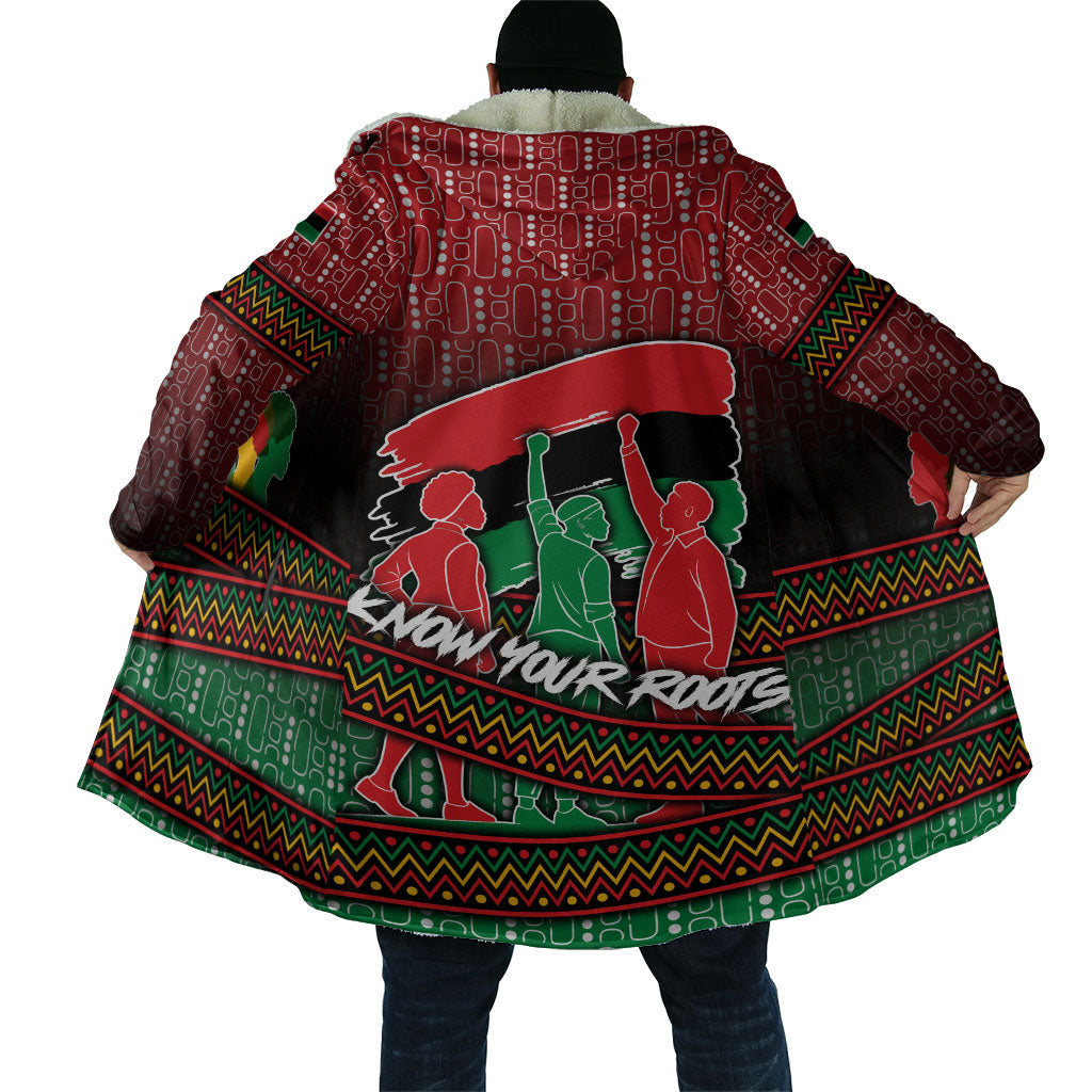 Unapologetically African Pan African Profile Cloak Black Liberation Tribal Geometric Africa Map Raised Fist