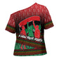 Unapologetically African Pan African Profile Cross Shoulder Shirt Black Liberation Tribal Geometric Africa Map Raised Fist