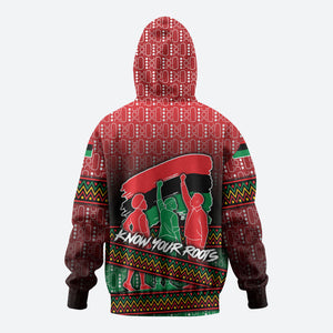 Unapologetically African Pan African Profile Hoodie Black Liberation Tribal Geometric Africa Map Raised Fist