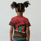 Unapologetically African Pan African Profile Kid T shirt Black Liberation Tribal Geometric Africa Map Raised Fist