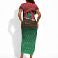 Unapologetically African Pan African Profile Short Sleeve Bodycon Dress Black Liberation Tribal Geometric Africa Map Raised Fist