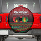 Unapologetically African Pan African Profile Spare Tire Cover Black Liberation Tribal Geometric Africa Map Raised Fist