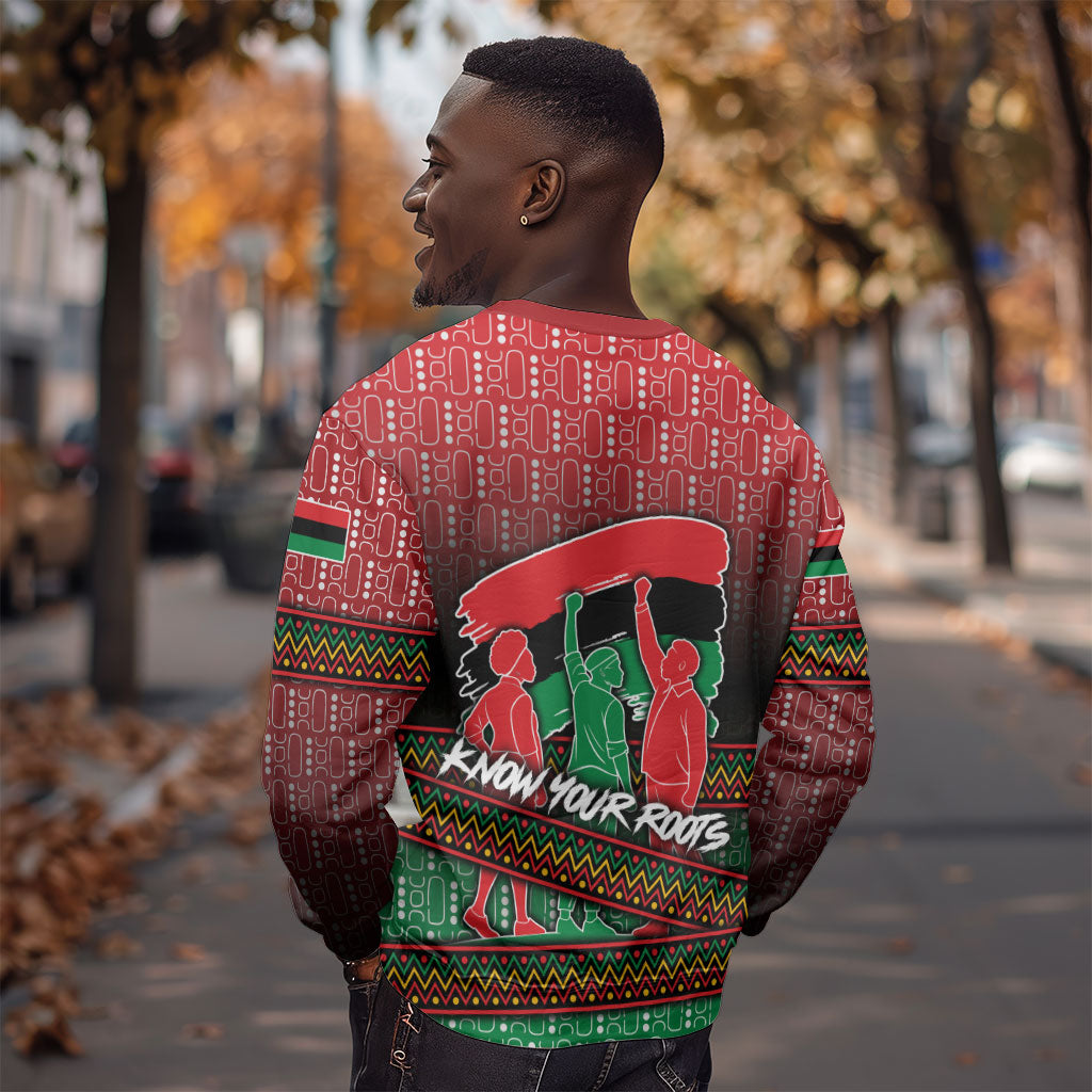 Unapologetically African Pan African Profile Sweatshirt Black Liberation Tribal Geometric Africa Map Raised Fist
