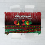 Unapologetically African Pan African Profile Tablecloth Black Liberation Tribal Geometric Africa Map Raised Fist