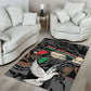 Unified Africa Pan African Raised Fist Peace Dove Chains Area Rug Vintage Freedom Flag Map Collage