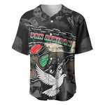 Unified Africa Pan African Raised Fist Peace Dove Chains Baseball Jersey Vintage Freedom Flag Map Collage