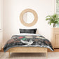 Unified Africa Pan African Raised Fist Peace Dove Chains Bedding Set Vintage Freedom Flag Map Collage