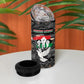 Unified Africa Pan African Raised Fist Peace Dove Chains 4 in 1 Can Cooler Tumbler Vintage Freedom Flag Map Collage