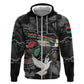 Unified Africa Pan African Raised Fist Peace Dove Chains Hoodie Vintage Freedom Flag Map Collage