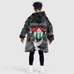 Unified Africa Pan African Raised Fist Peace Dove Chains Kid Wearable Blanket Hoodie Vintage Freedom Flag Map Collage