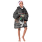 Unified Africa Pan African Raised Fist Peace Dove Chains Kid Wearable Blanket Hoodie Vintage Freedom Flag Map Collage