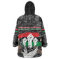 Unified Africa Pan African Raised Fist Peace Dove Chains Kid Wearable Blanket Hoodie Vintage Freedom Flag Map Collage