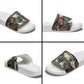 Unified Africa Pan African Raised Fist Peace Dove Chains Slide Sandals Vintage Freedom Flag Map Collage