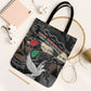 Unified Africa Pan African Raised Fist Peace Dove Chains Tote Bag Vintage Freedom Flag Map Collage