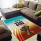 African 50th Birthday Area Rug Vibrant Tribal Celebration Drums Vintage 1976
