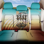 African 50th Birthday Back Car Seat Cover Vibrant Tribal Celebration Drums Vintage 1976