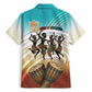 African 50th Birthday Hawaiian Shirt Vibrant Tribal Celebration Drums Vintage 1976