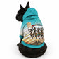 African 50th Birthday Pet Hoodie Vibrant Tribal Celebration Drums Vintage 1976